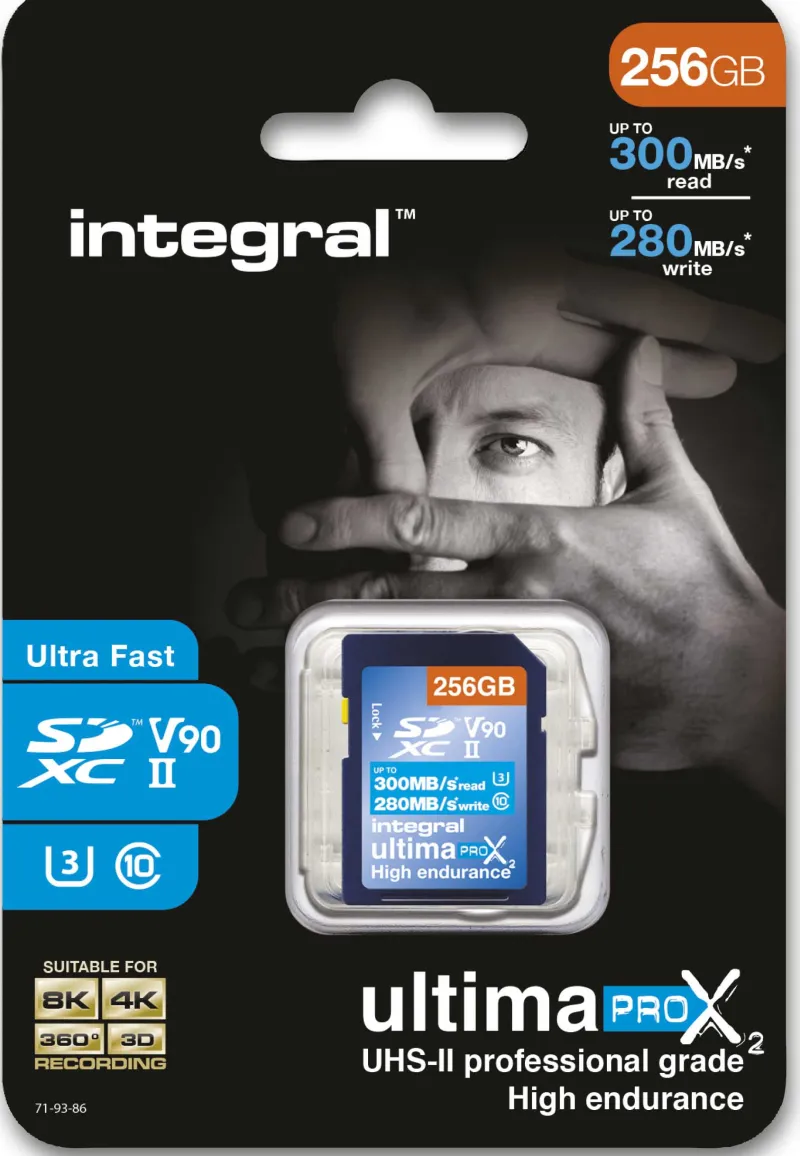 SDXC 256GB UHS-II U3 CL10 V90 300/280<INTEGRAL Best Sale