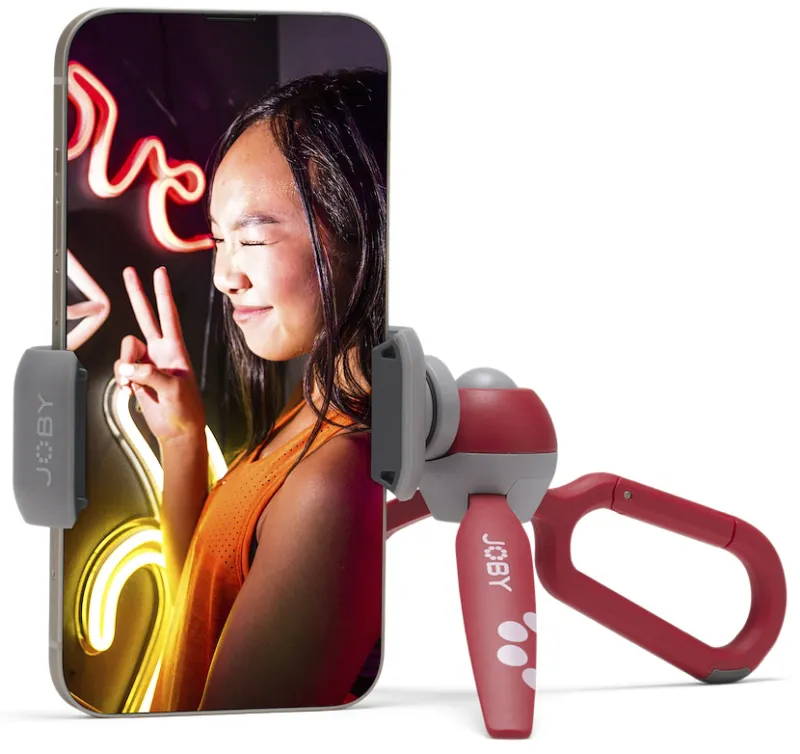 MINI TREPIED HANDYPOD CLIP ROUGE<JOBY Best