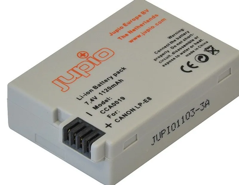 BATTERIE COMPATIBLE CANON LP-E8<JUPIO Discount