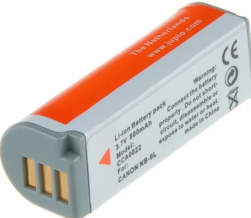 BATTERIE COMPATIBLE CANON NB-9L<JUPIO Store