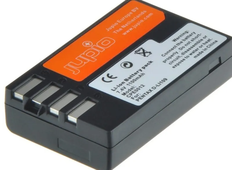 BATTERIE COMPATIBLE PENTAX D-LI109<JUPIO Flash Sale
