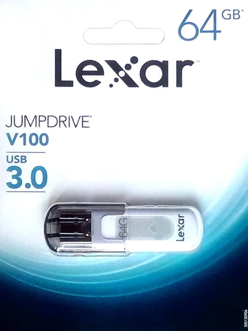 CLE USB JUMPDRIVE V100 USB 3.0 64GB<LEXAR New