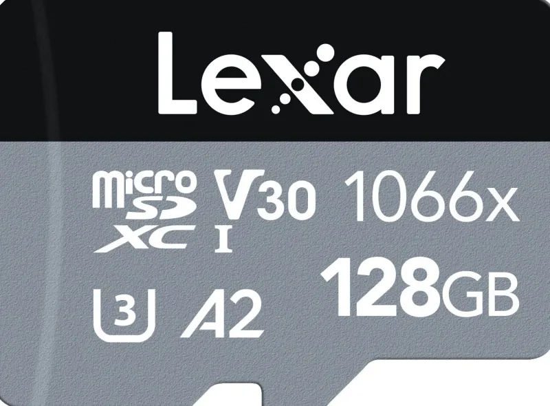 MICROSD SILVER UHS-I 1066X 128GB V30<LEXAR Hot