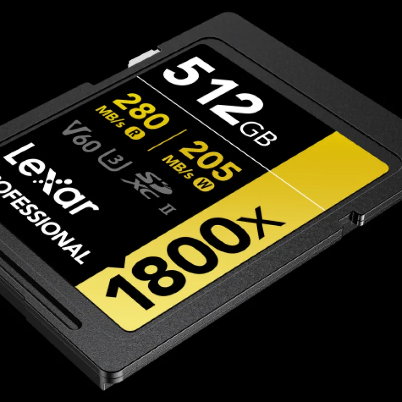SD PRO GOLD UHS-II 1800X 512GB V60<LEXAR Flash Sale