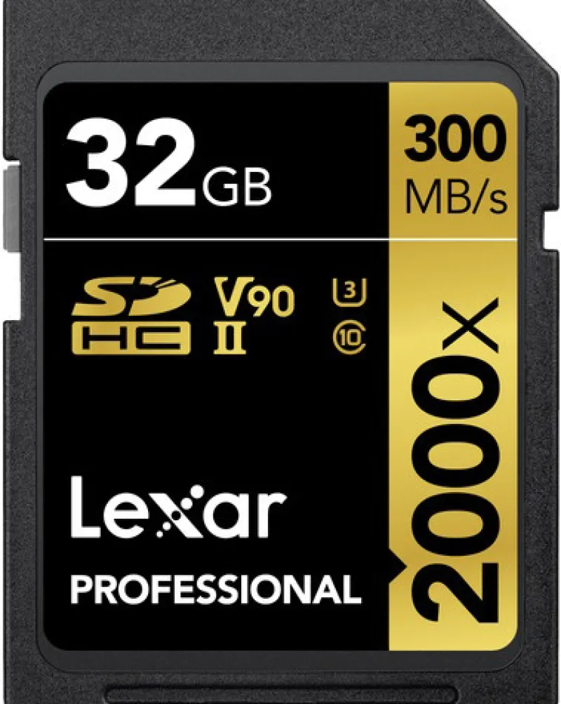 SDHC PRO GOLD UHS-II 2000X 32GB V90<LEXAR Shop