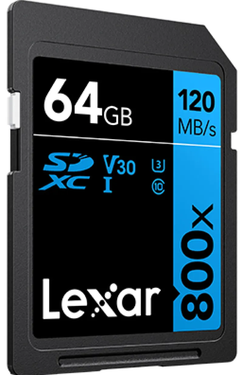 SDHC 800X PRO BLUE SERIES 64GB UHS-1 V30<LEXAR New