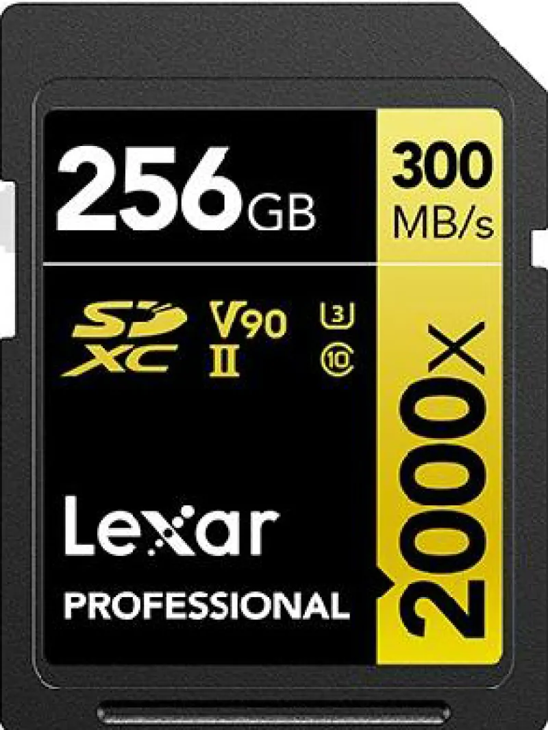 SDXC 256GB 2000x PRO UHS-II Cl10<LEXAR Hot