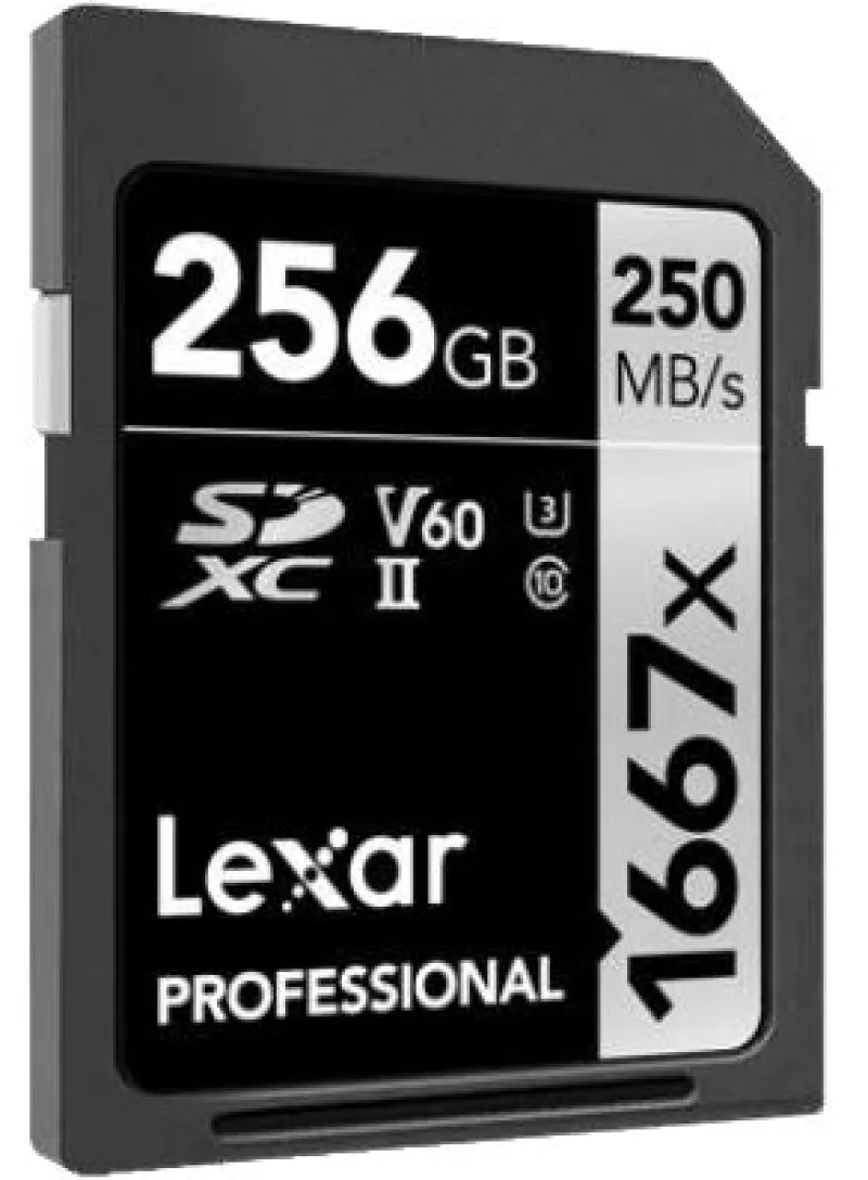 SDXC 256GB 1667X PRO USHII U3 CL10<LEXAR Hot