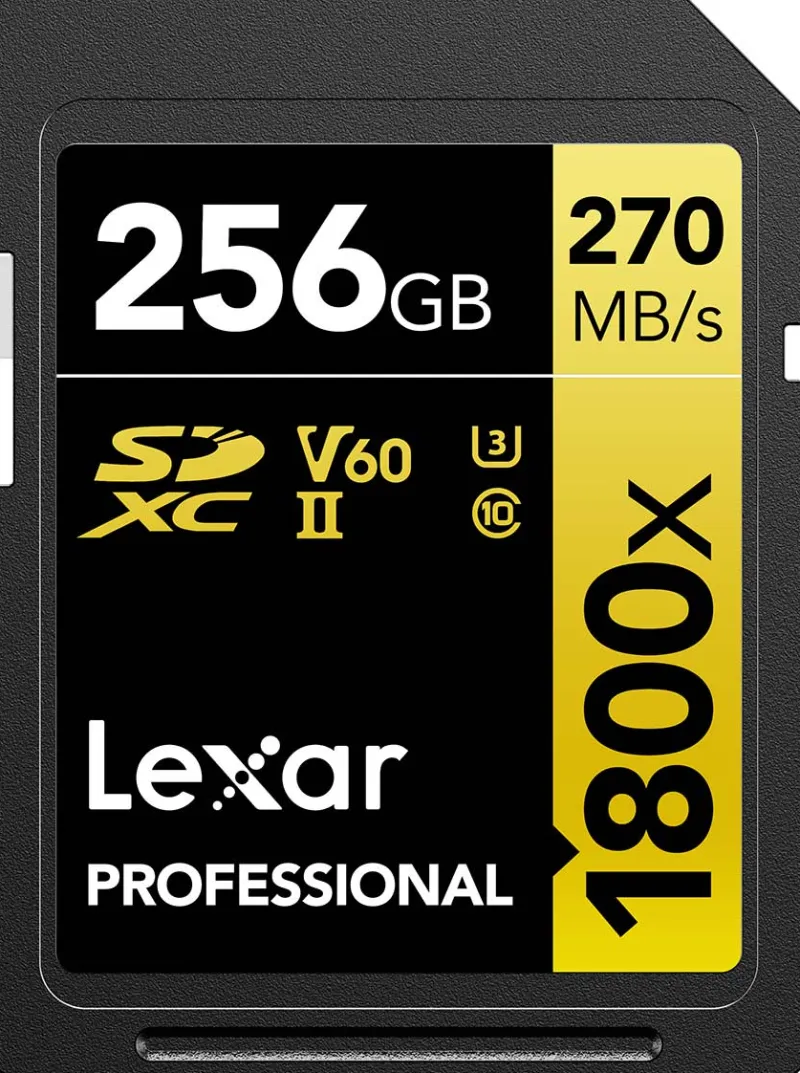 SDXC PRO GOLD 1800X UHS-II 256GB<LEXAR Hot