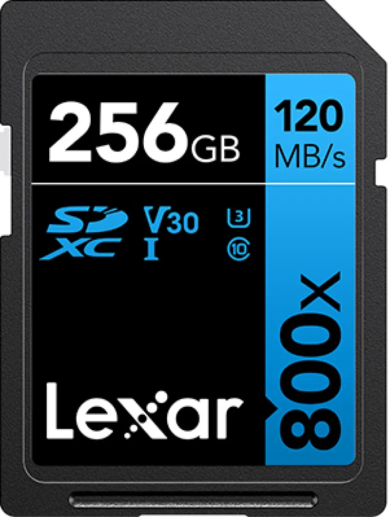 SDXC 800X PRO BLUE SERIES 256GB UHS1 V30<LEXAR Best