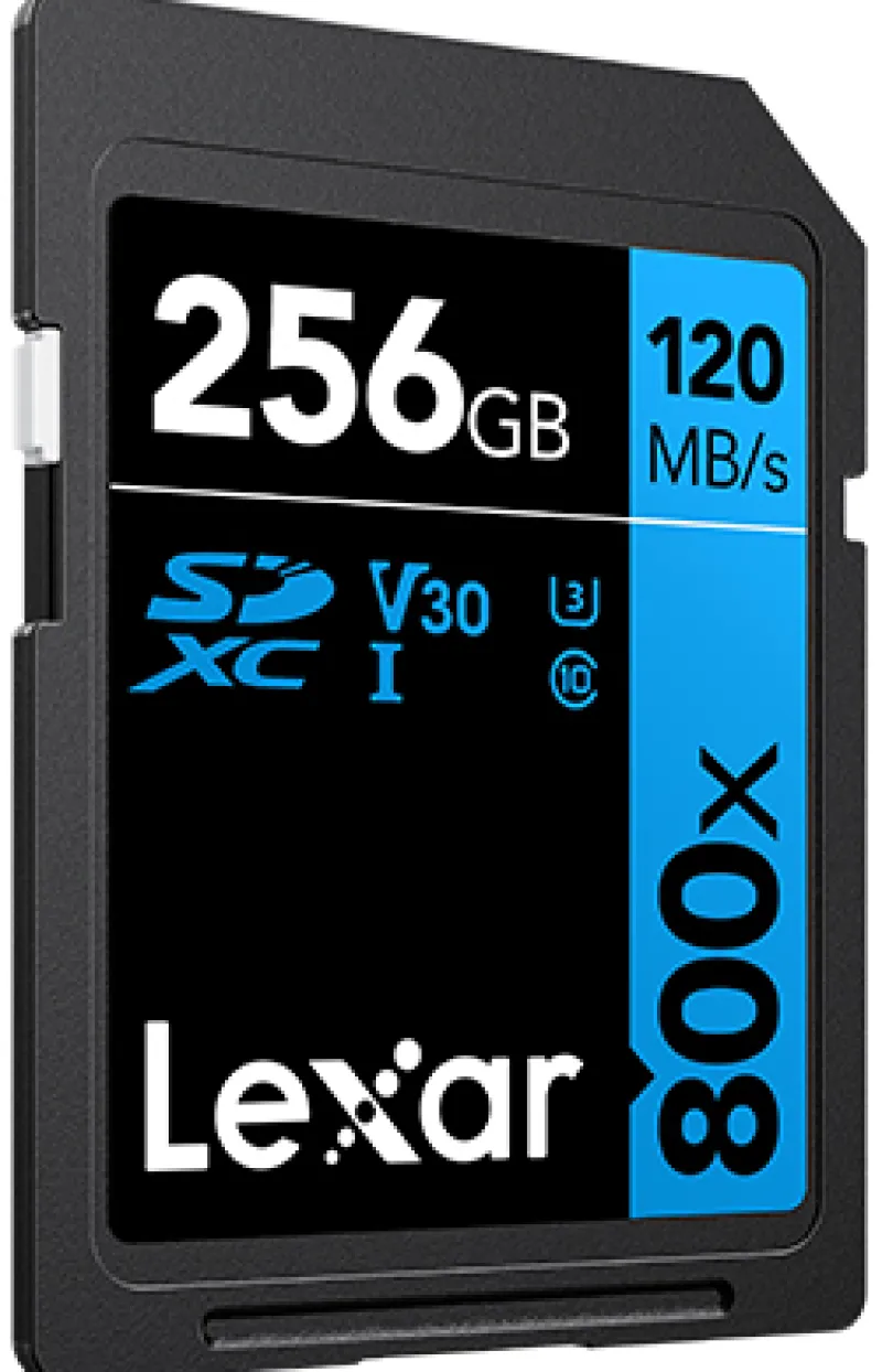SDXC 800X PRO BLUE SERIES 256GB UHS1 V30<LEXAR Best