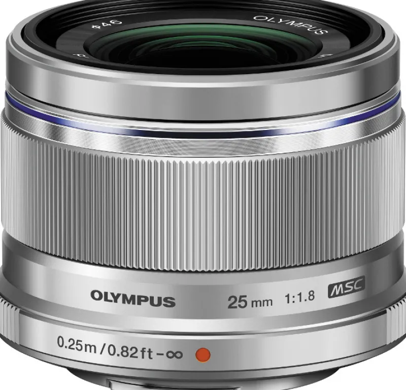 25/1.8 M.ZUIKO MICRO 4/3 ARGENT<OLYMPUS Sale
