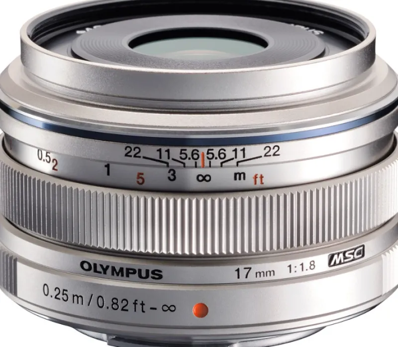 17/1.8 M.ZUIKO MICRO 4/3 ARGENT<OLYMPUS New