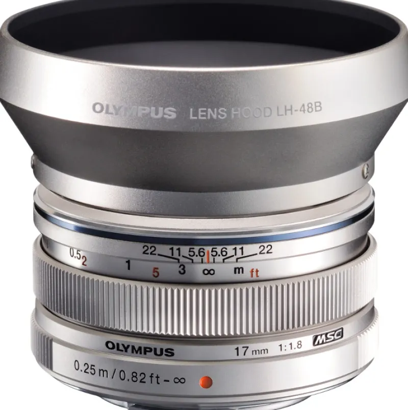 17/1.8 M.ZUIKO MICRO 4/3 ARGENT<OLYMPUS New