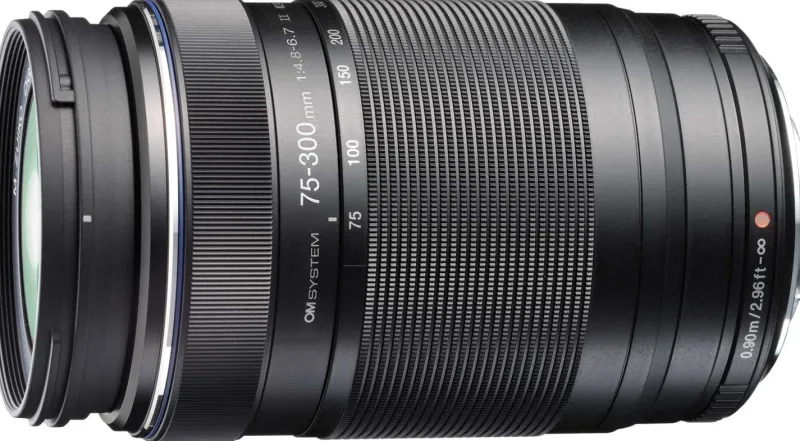 75-300/4.8-6.7 M. ZUIKO MICRO 4/3 NOIR<OM SYSTEM Flash Sale