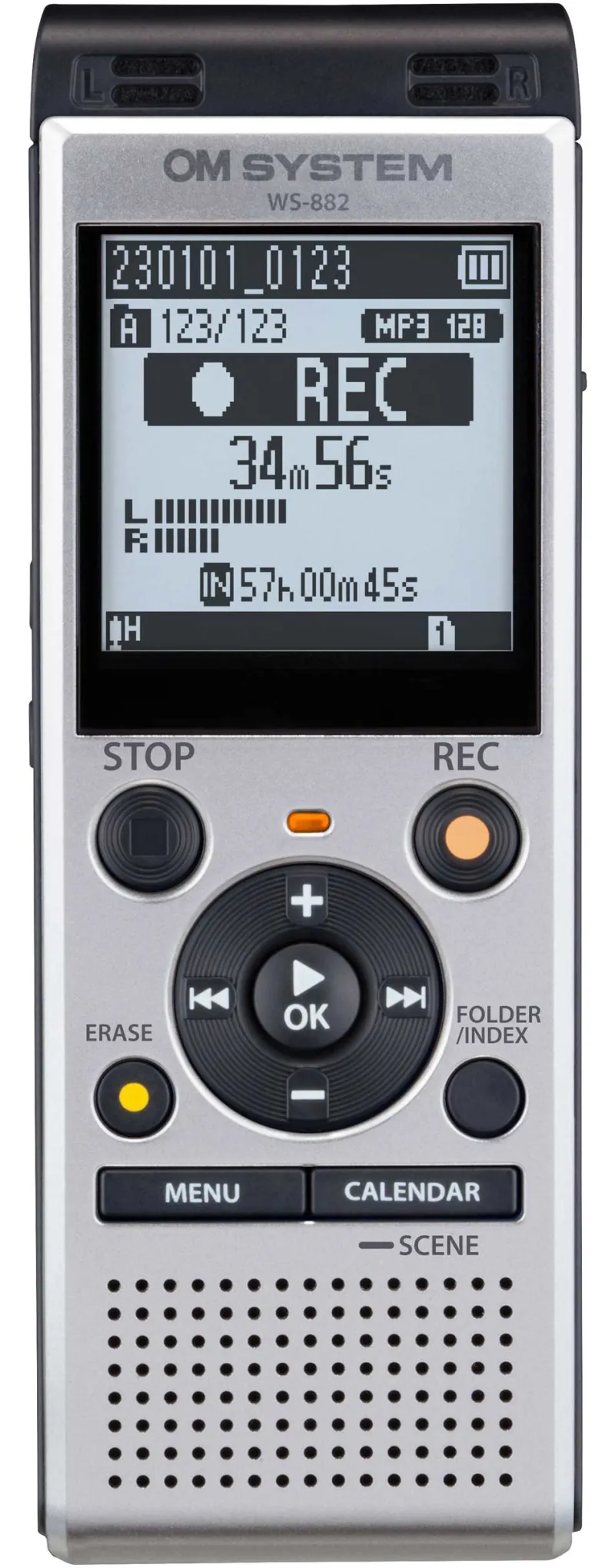 ENREGISTREUR WS-882 ARGENT<OM SYSTEM Sale