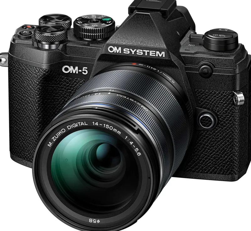 OM-5 + 14-150 II KIT NOIR/NOIR<OM SYSTEM Flash Sale