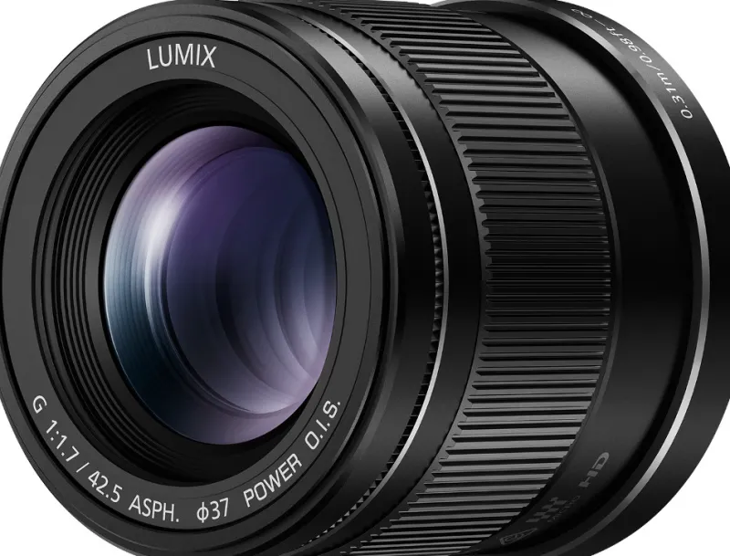 42.5/1.7 ASPH POWER OIS MICRO 4/3 NOIR<PANASONIC Outlet