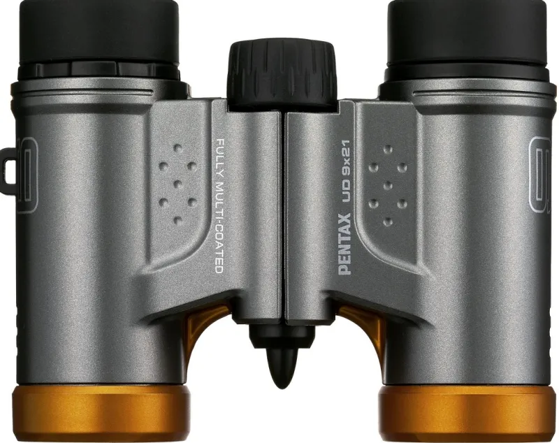 JUMELLES UD 9x21 GRIS ORANGE<PENTAX Store