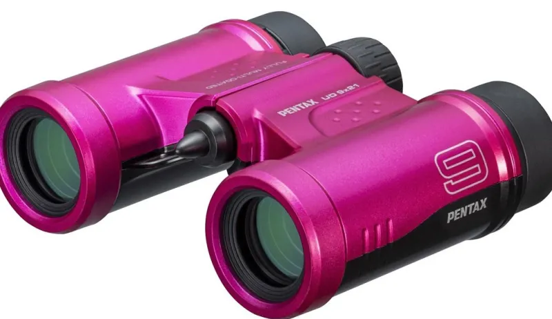 JUMELLES UD 9x21 ROSE<PENTAX Hot