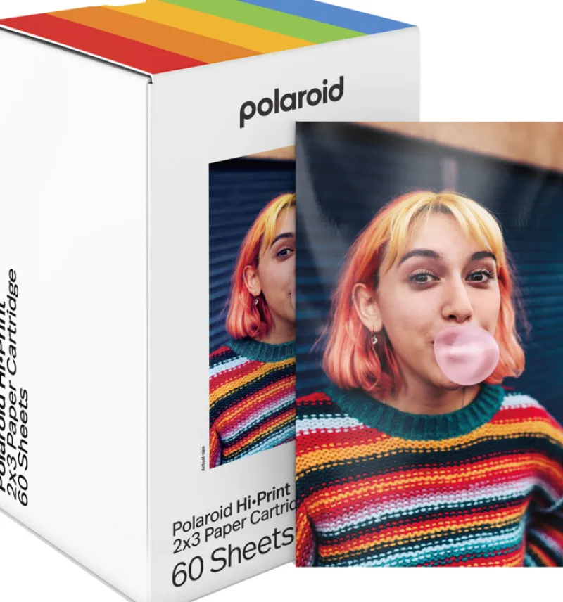 CARTOUCHE 60 FEUILLES POUR HI-PRINT 2X3<POLAROID Outlet