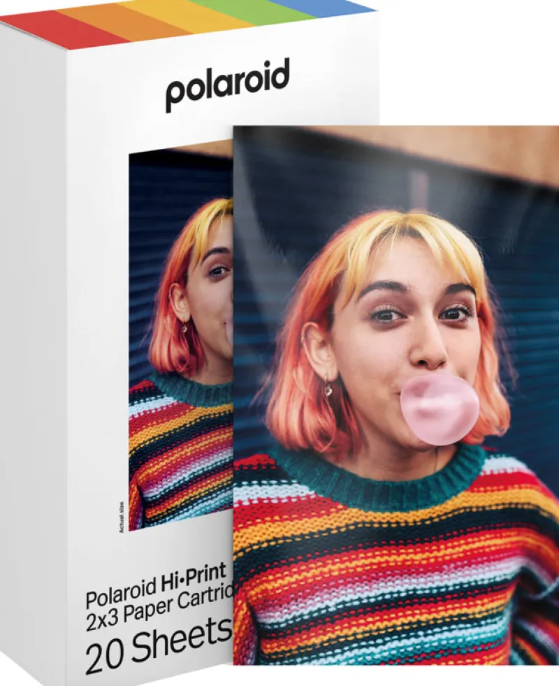 CARTOUCHE 20 FEUILLES POUR HI-PRINT 2X3<POLAROID Shop