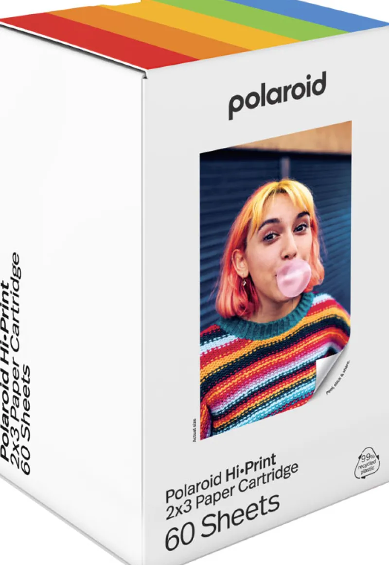 CARTOUCHE 60 FEUILLES POUR HI-PRINT 2X3<POLAROID Outlet