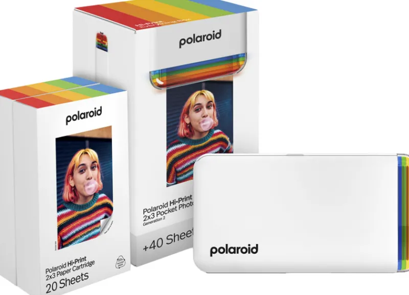 E-BOX HI-PRINT 2X3 GEN2 BLANCHE<POLAROID New