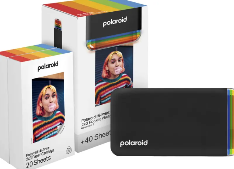 E-BOX HI-PRINT 2X3 GEN2 NOIR<POLAROID Sale
