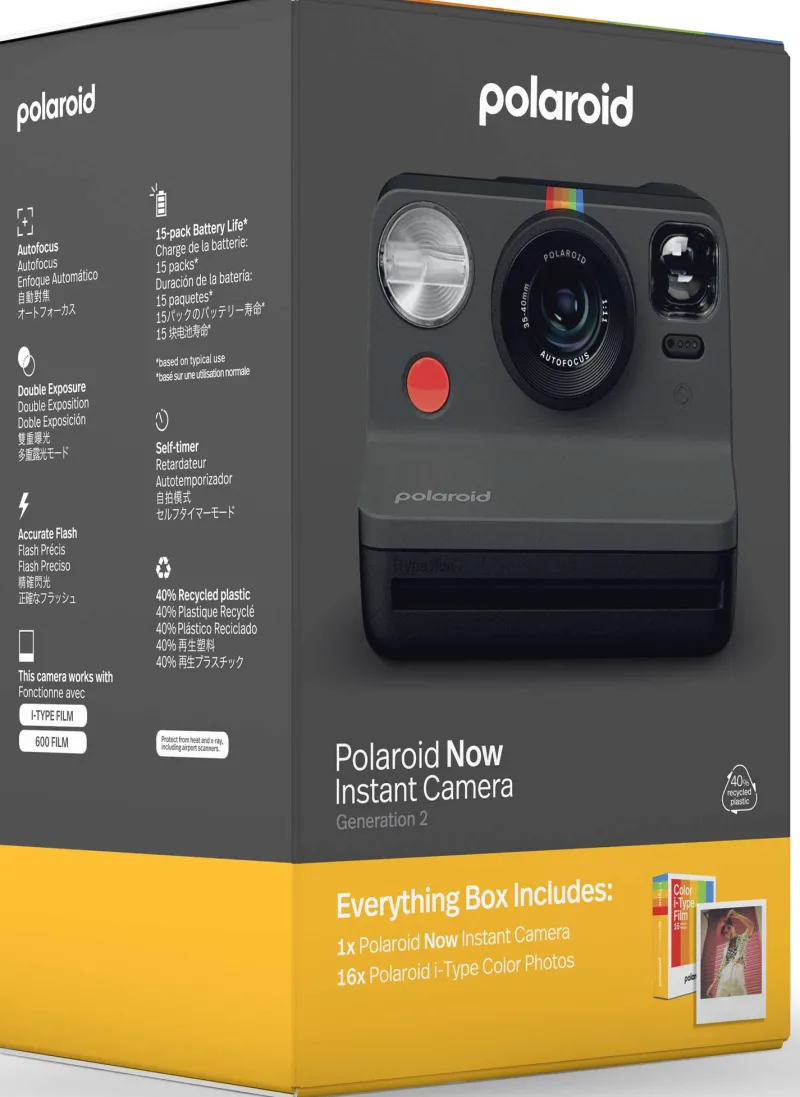 EVERYTHING BOX NOW GEN 2 NOIR<POLAROID Fashion