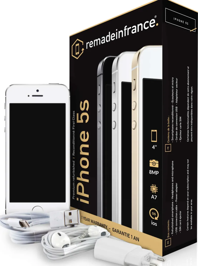 iphone 5s 16go silver reconditionne r<REMADEINFRANCE Shop