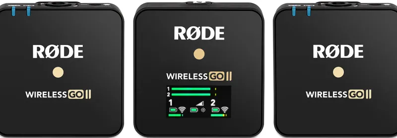 R100349 - MICROPHONES WIRELESS GO II<RODE PHOTO Best