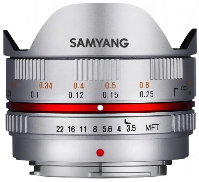 7.5/3.5 UMC Fisheye Micro 4/3 Argent<SAMYANG Best Sale