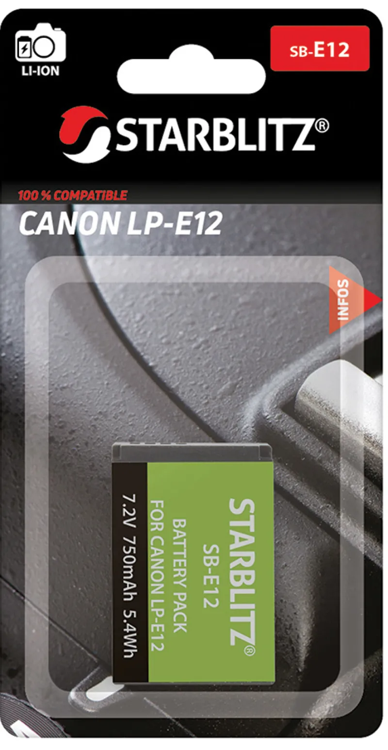 Batterie compatible Canon LP-E12<STARBLITZ Sale