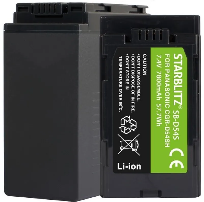 BATTERIE COMPATIBLE PANASONIC CGR-D54SH<STARBLITZ Fashion