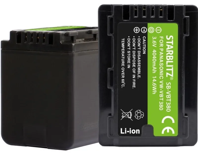 BATTERIE COMPATIBLE PANASONIC VW-VBT380<STARBLITZ Shop