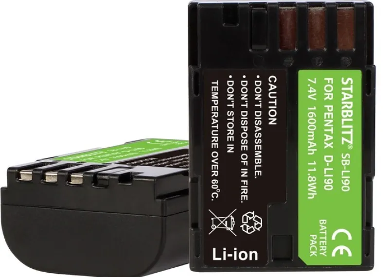 BATTERIE COMPATIBLE PENTAX SB-LI90<STARBLITZ Discount