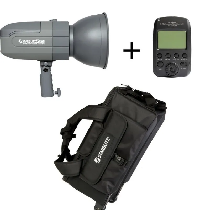 Kit torche autonome 400W pour Nikon<STARBLITZ New