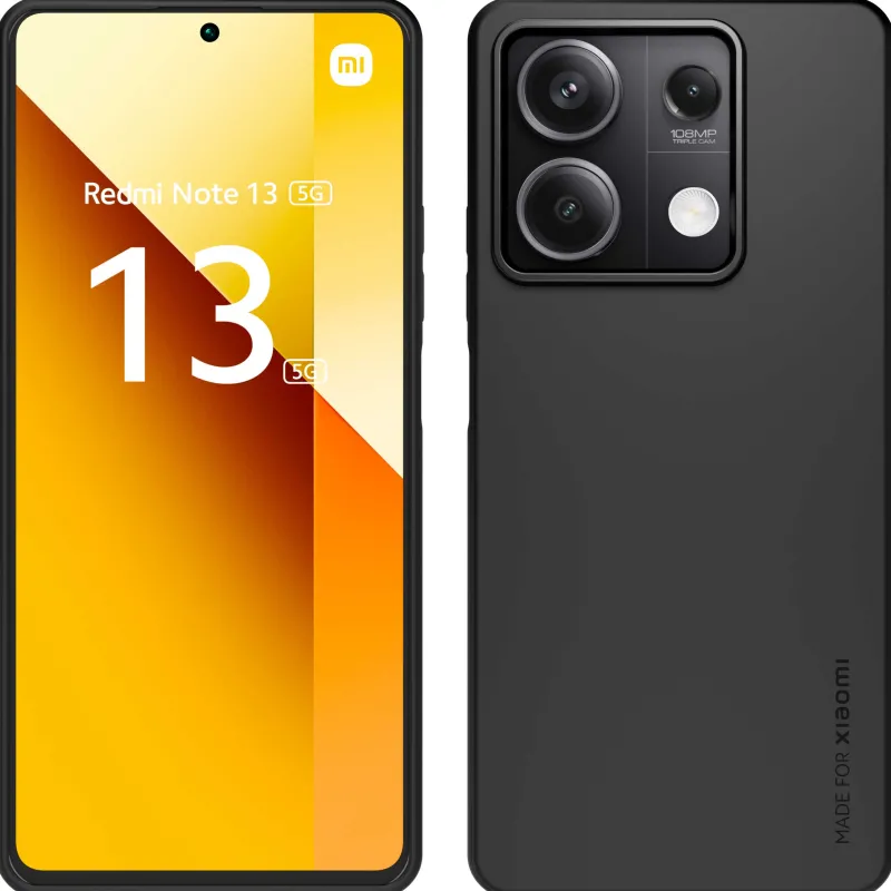 coque noir + verre  redmi note 13 5g<XIAOMI Best