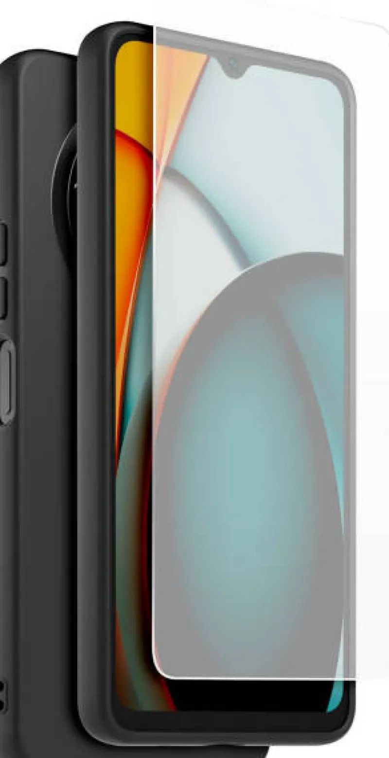 coque noir tpu + verre trempe redmi a3<XIAOMI Online