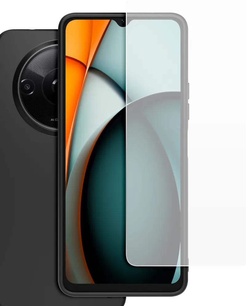 coque noir tpu + verre trempe redmi 14c<XIAOMI Best