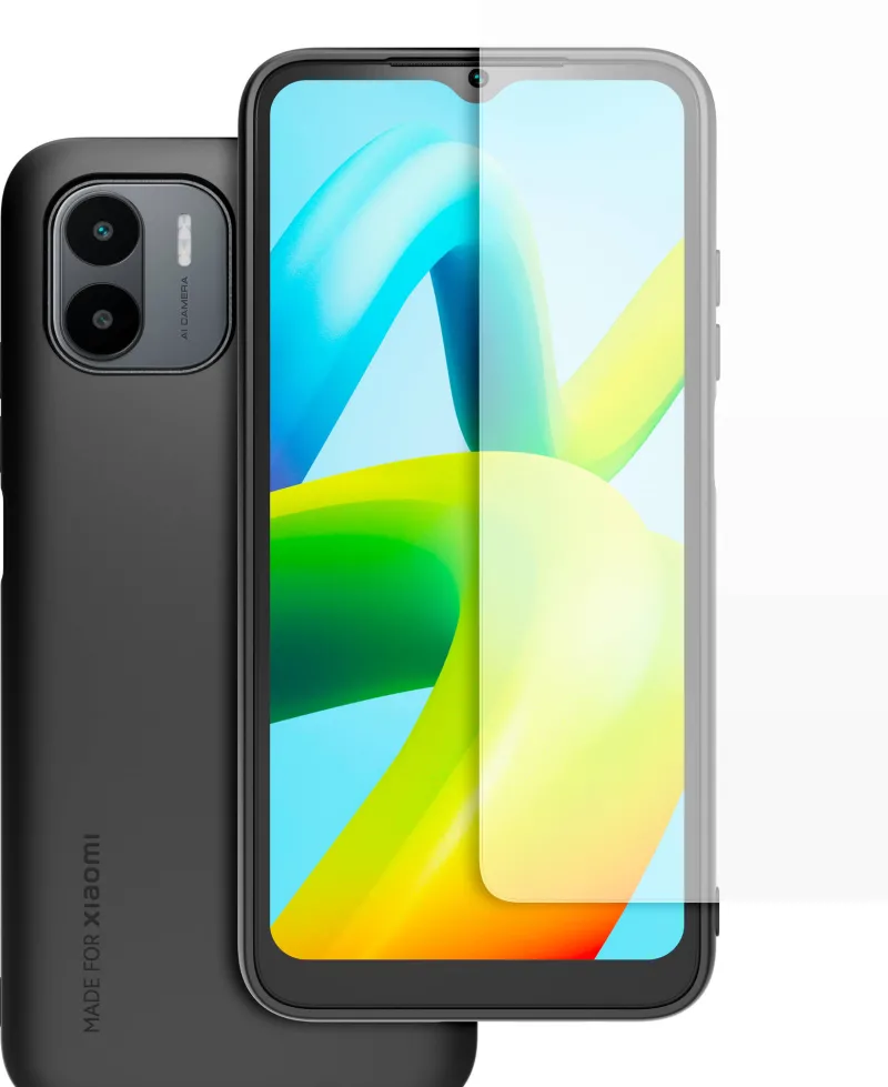 coque noire + prot/ecran p/redmi a1-a2<XIAOMI New