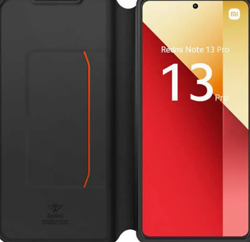 etui folio  + dragonne redmi note 13 4g<XIAOMI Fashion